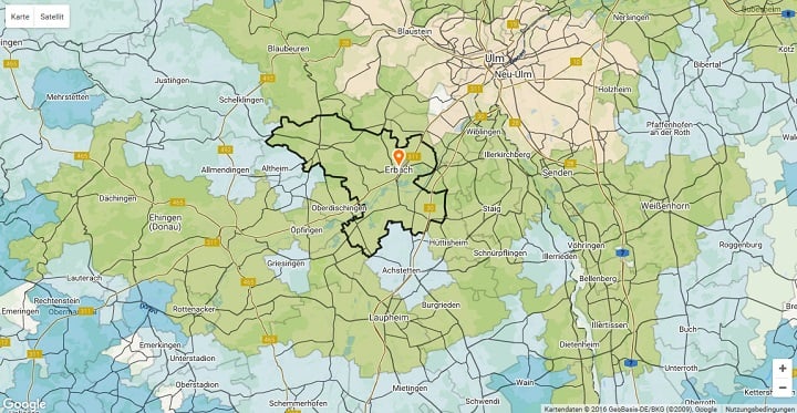 Mietspiegel Erbach (Donau) 2024