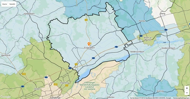 Mietspiegel Essenbach 2025