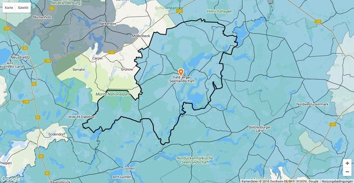 Mietspiegel Feldberger Seenlandschaft 2022