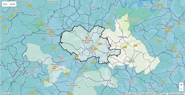 Mietspiegel Frankenberg (Eder) 2024