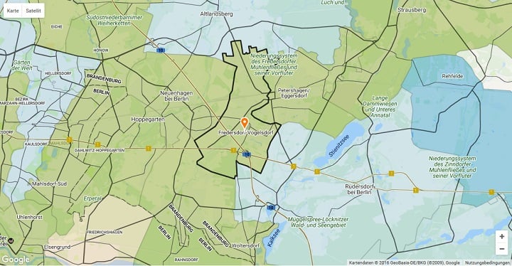 Mietspiegel Fredersdorf-Vogelsdorf 2025