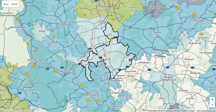 Mietspiegel Friedland 2025