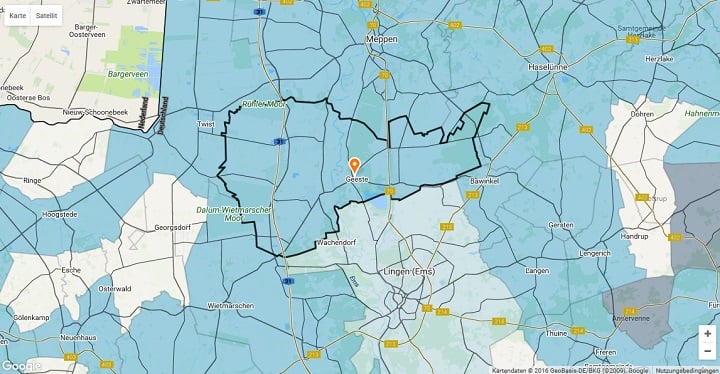 Mietspiegel Geeste 2025