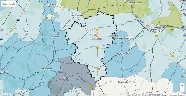 Mietspiegel Giebelstadt 2025