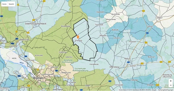 Mietspiegel Grasberg 2025