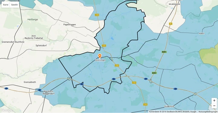 Mietspiegel Grimmen 2022