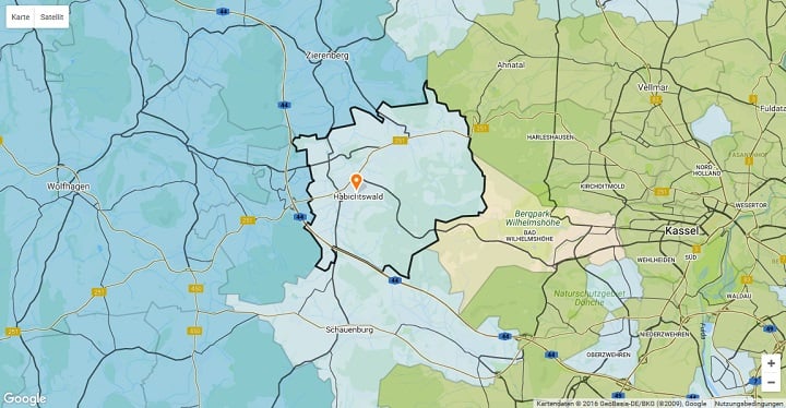 Mietspiegel Habichtswald 2025