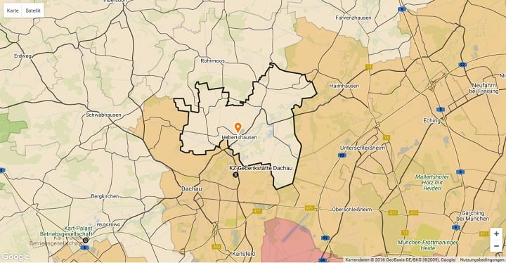 Mietspiegel Hebertshausen 2025
