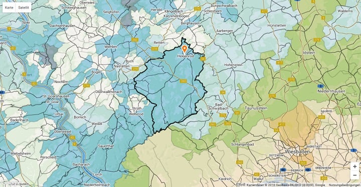 Mietspiegel Heidenrod 2025