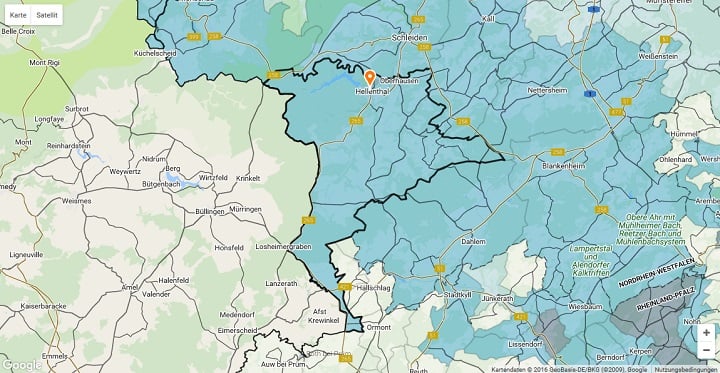 Mietspiegel Hellenthal 2024