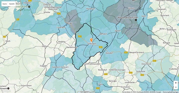 Mietspiegel Hillesheim 2025