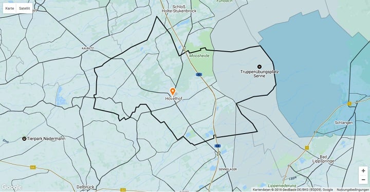 Mietspiegel Hövelhof 2023