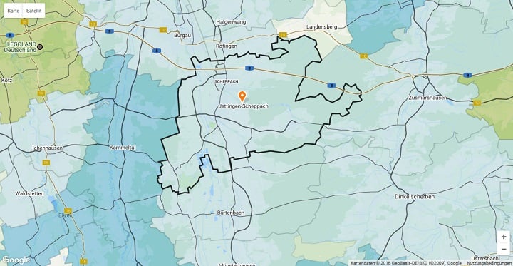 Mietspiegel Jettingen-Scheppach 2024