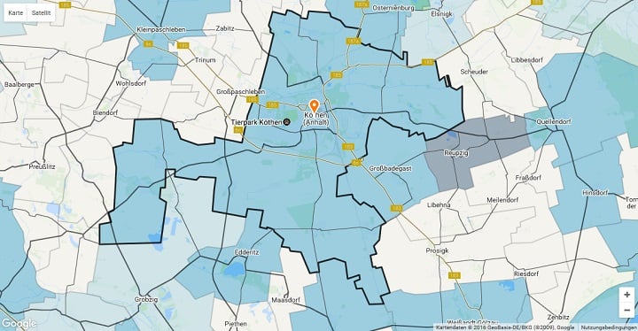 Mietspiegel Köthen (Anhalt) 2025
