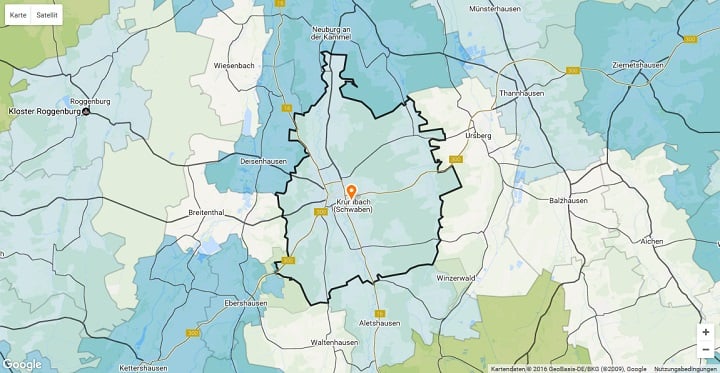 Mietspiegel Krumbach (Schwaben) 2024