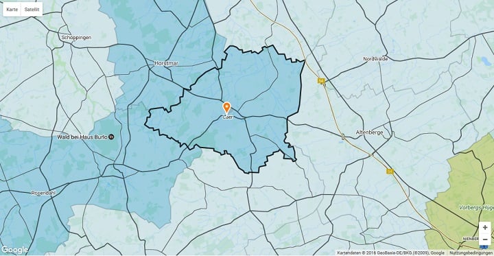 Mietspiegel Laer 2025