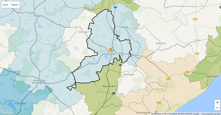 Mietspiegel Lensahn 2025