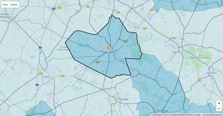 Mietspiegel Metelen 2022