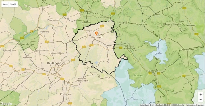 Mietspiegel Metzingen 2024