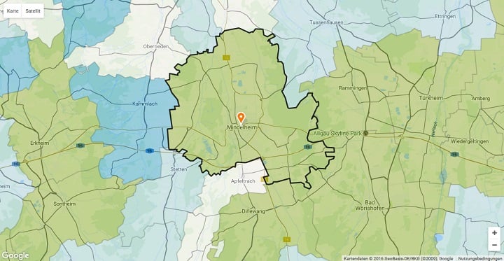 Mietspiegel Mindelheim 2025
