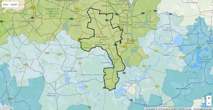 Mietspiegel Mittenwalde 2025
