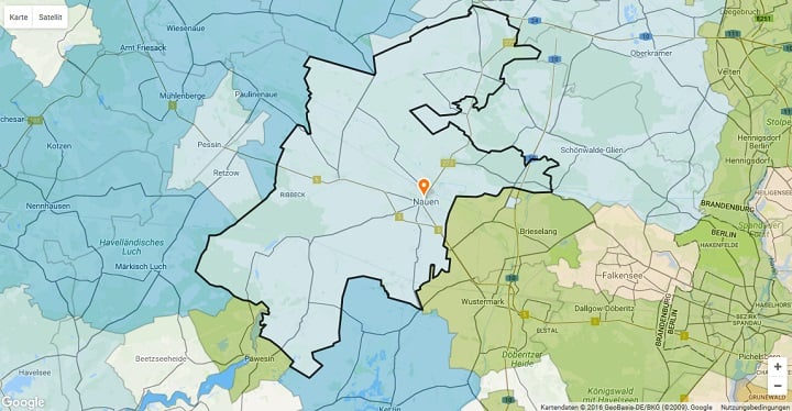 Mietspiegel Nauen 2025