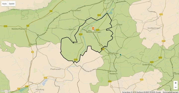 Mietspiegel Neckartenzlingen 2024