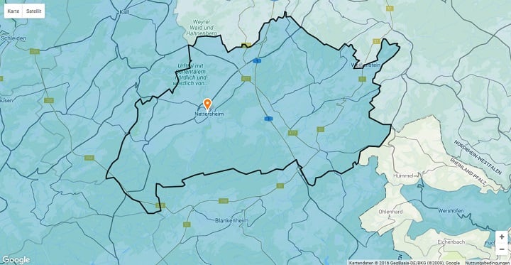 Mietspiegel Nettersheim 2025
