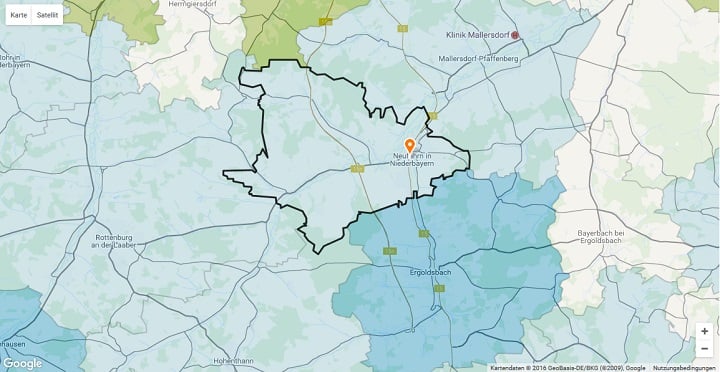 Mietspiegel Neufahrn in Niederbayern 2022