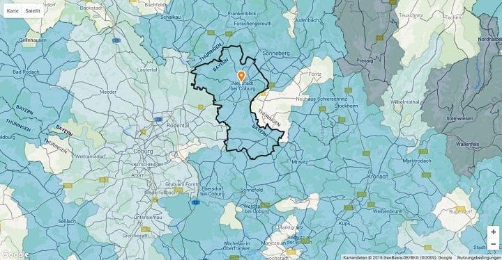 Mietspiegel Neustadt bei Coburg 2024