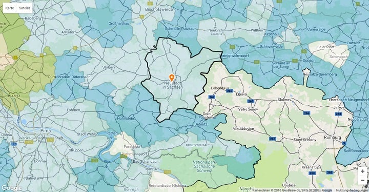 Mietspiegel Neustadt in Sachsen 2024