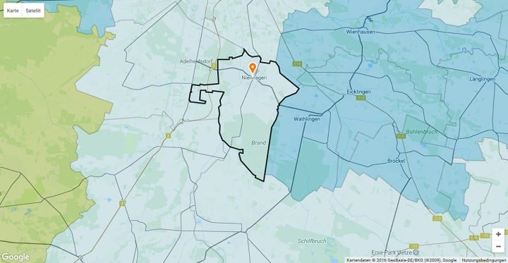 Mietspiegel Nienhagen 2025