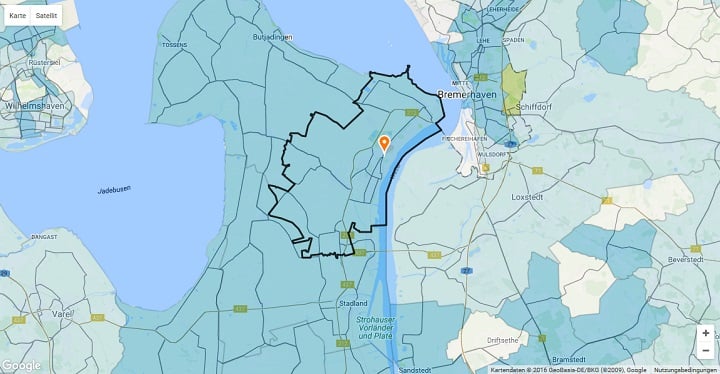 Mietspiegel Nordenham 2025