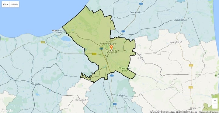 Mietspiegel Oldenburg in Holstein 2024