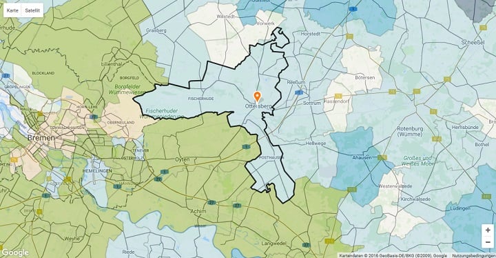 Mietspiegel Ottersberg 2023