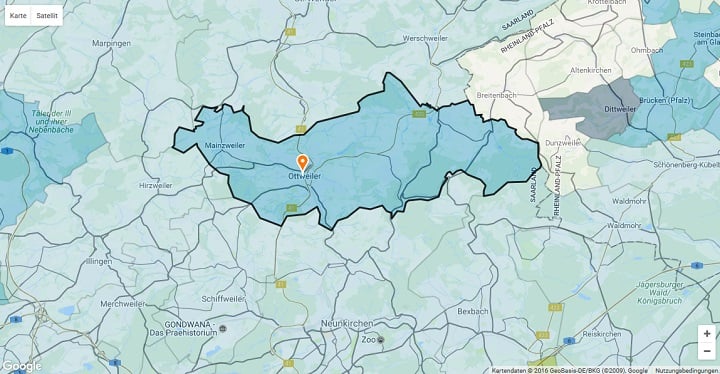 Mietspiegel Ottweiler 2025