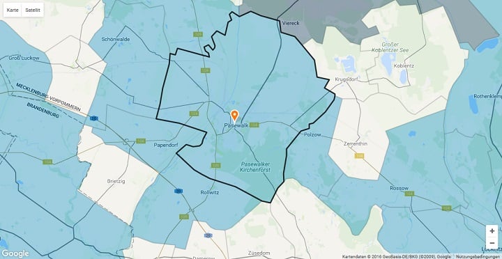Mietspiegel Pasewalk 2025