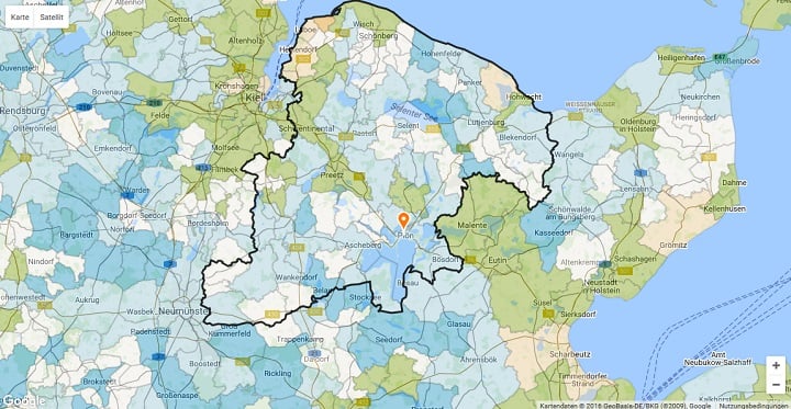 Mietspiegel Plön 2025