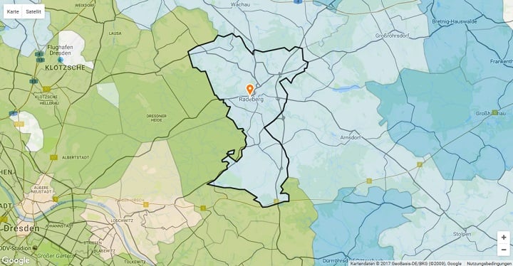 Mietspiegel Radeberg 2025