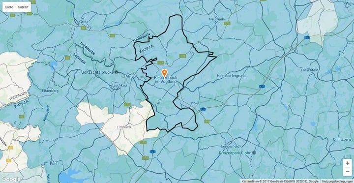 Mietspiegel Reichenbach im Vogtland 2025