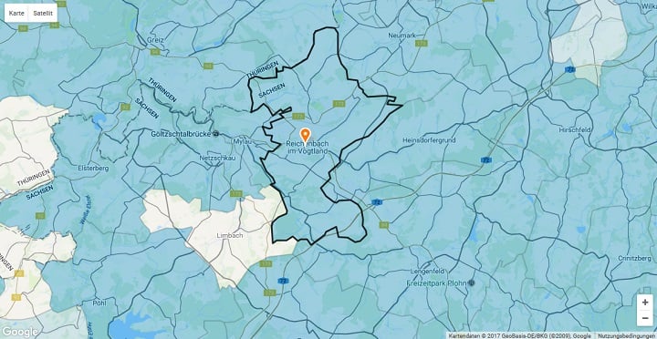 Mietspiegel Reichenbach im Vogtland 2024