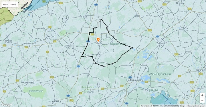 Mietspiegel Reken 2025