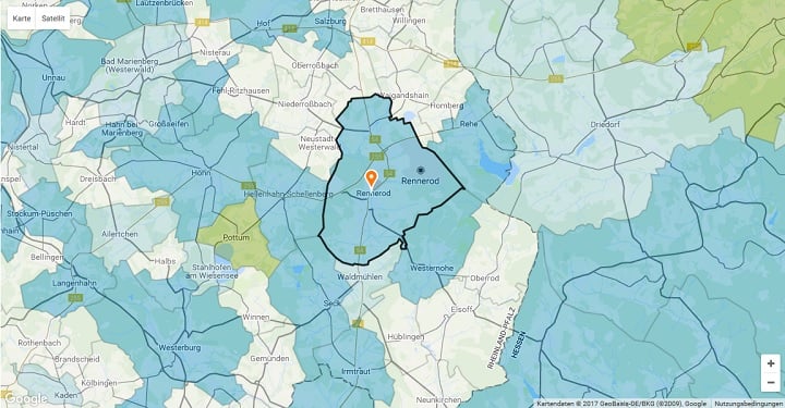 Mietspiegel Rennerod 2024