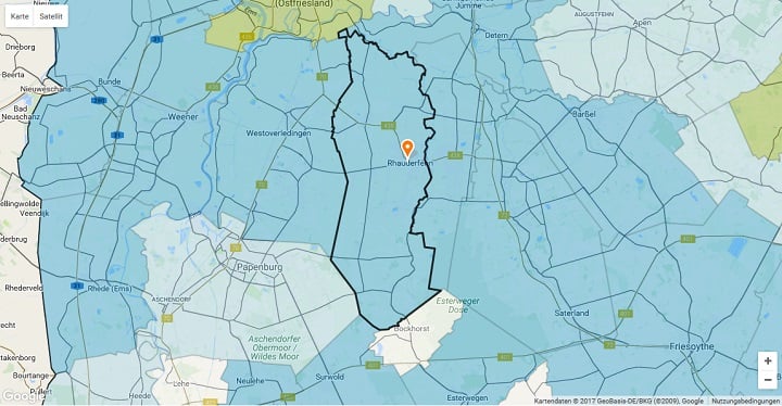 Mietspiegel Rhauderfehn 2023