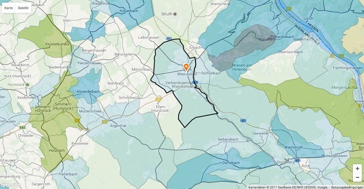 Mietspiegel Rheinböllen 2024