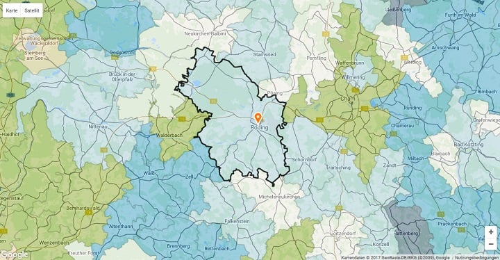 Mietspiegel Roding 2025