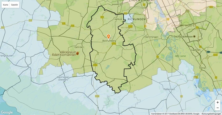 Mietspiegel Ronnenberg 2025