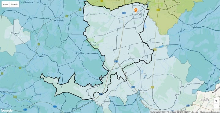 Mietspiegel Rosdorf 2024