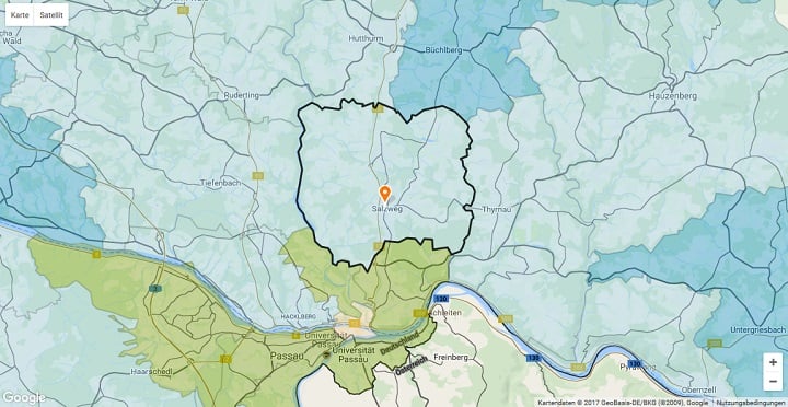 Mietspiegel Salzweg 2024