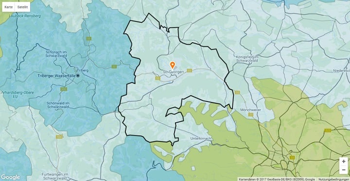 Mietspiegel Sankt Georgen im Schwarzwald 2024